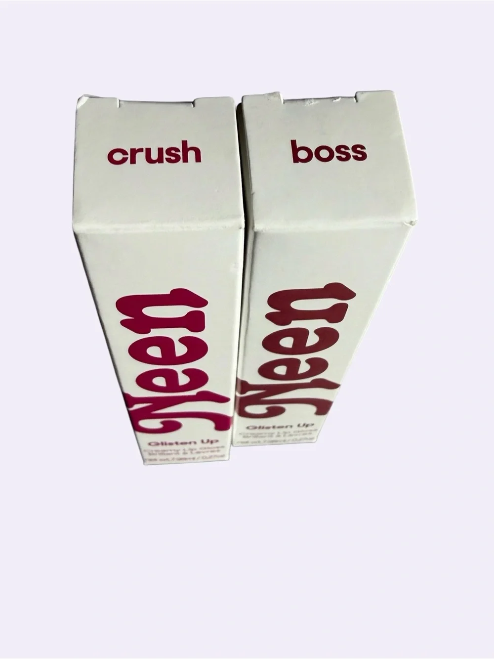 2 Neen Glisten Up Lip Gkosses in Crush and Boss